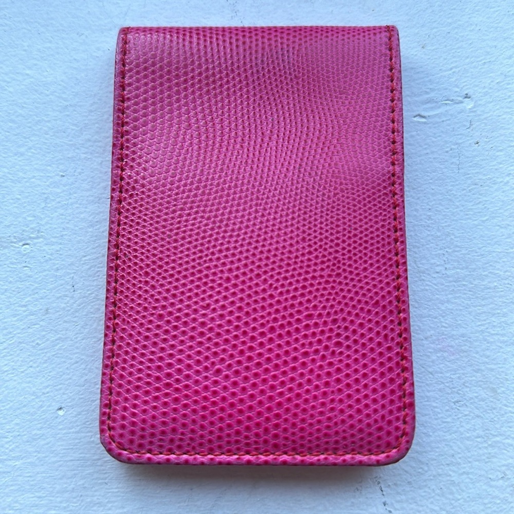 Raika pink and orange credit card wallet or agenda pad